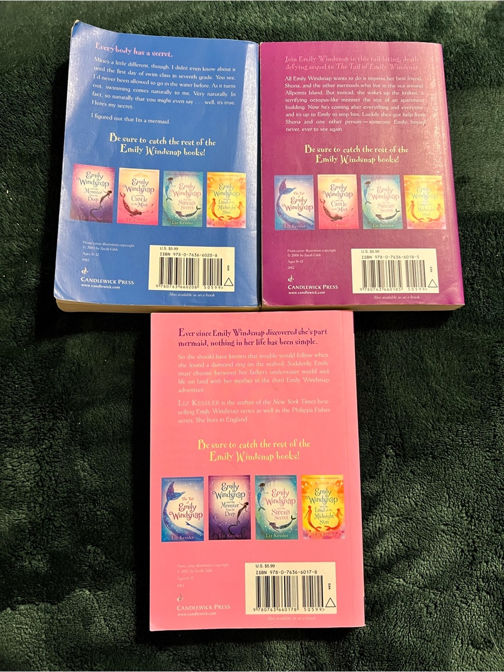 Emily Windsnap by Liz Kessler Books 1-3 Used Bundle Lot - Picture 2 of 6